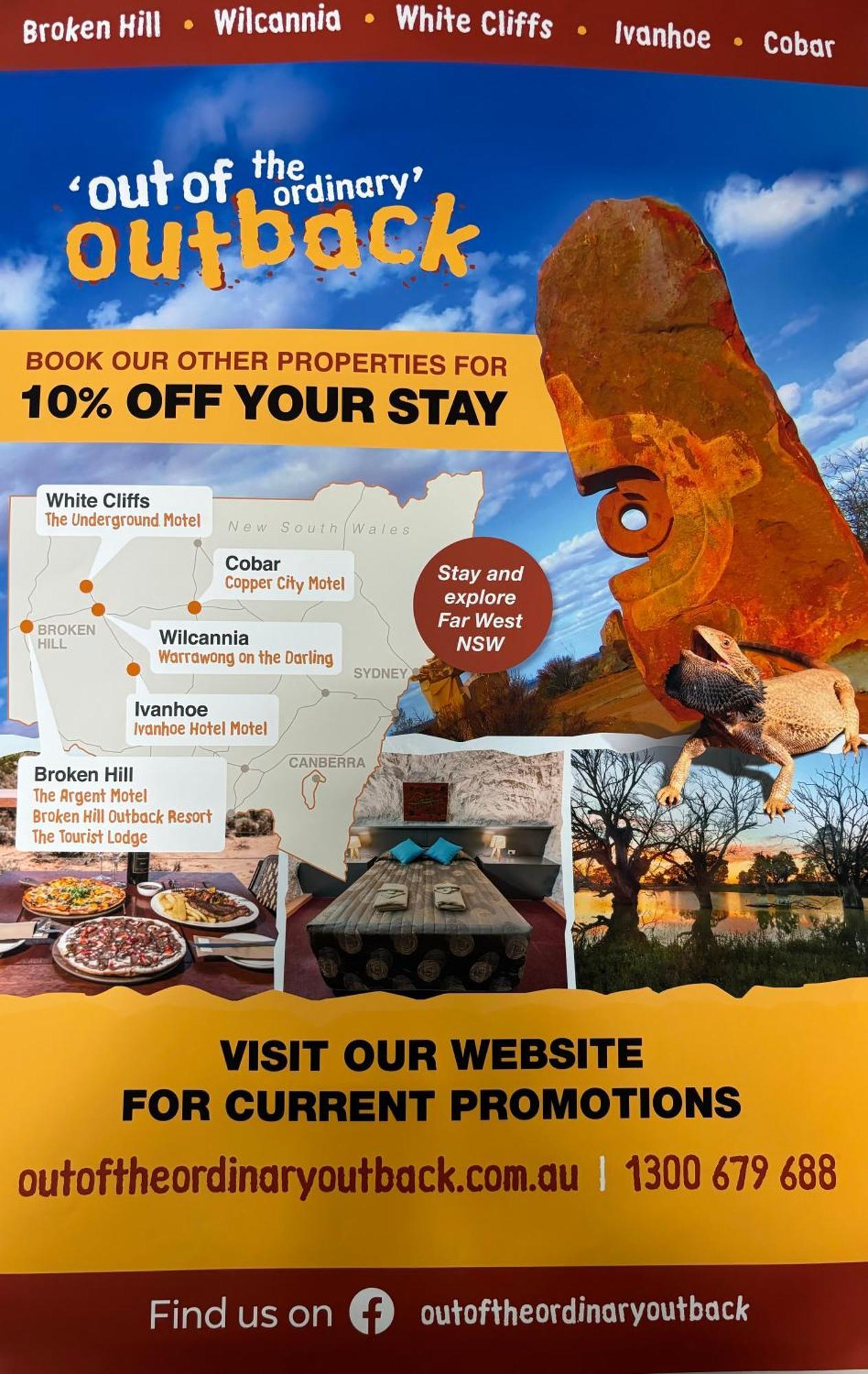 Broken Hill Tourist Lodge Eksteriør billede